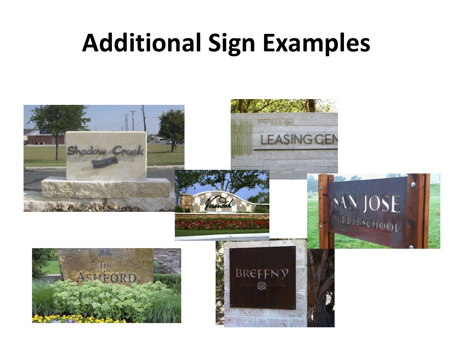 Entrance Sign Update - November 2018 | Spring Hill
